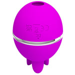 Pretty Love Vibrador de silicona redondo morado Bola Géminis