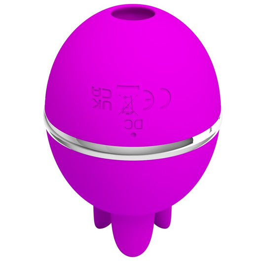 Pretty Love Vibrador de Silicone Redondo Roxo Bola Gemini