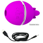 Pretty Love Vibrador de silicona redondo morado Bola Géminis