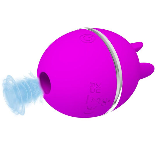 Pretty Love Vibrador de Silicone Redondo Roxo Bola Gemini