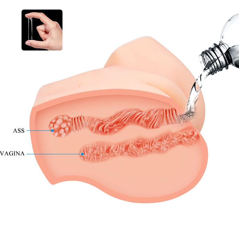Crazy Bull Vibrador Realista de Vagina e Nus Samantha