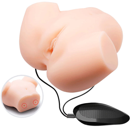 Crazy Bull Vagina Realística e Nus Dupla Vibrao