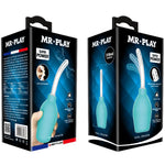 Mr Play - Ducha de Goma Anal Tipo Pera Azul