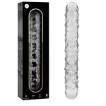 Nebula Series By Ibiza - Modelo 15 Dildo Vidro Borosilicado Transparente 18.5 cm -O- 3 cm