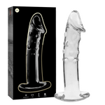 Nebula Series By Ibiza - Modelo 19 Dildo Vidro Borosilicado Transparente 18.5 cm -O- 4 cm