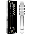 Nebula Series By Ibiza - Modelo 20 Dildo Vidro Borosilicado Transparente 20.5 cm -O- 3 cm