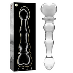 Nebula Series By Ibiza - Modelo 21 Dildo Vidro Borosilicado Transparente 20.5 cm -O- 3.5 cm