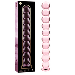 Nebula Series By Ibiza - Modelo 22 Dildo Vidro Borosilicado Rosa 21.5 cm -O- 2.5 cm
