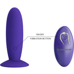 Pretty Love Juventud Plug Vibrador Anal Control Remoto Violeta