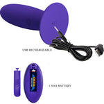 Pretty Love Juventud Plug Vibrador Anal Control Remoto Violeta