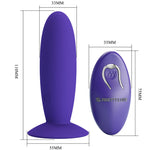 Pretty Love Juventud Plug Vibrador Anal Control Remoto Violeta