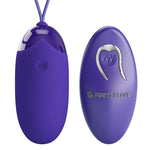 Pretty Love Berger Huevo Vibrador Juvenil con Control Remoto Violeta