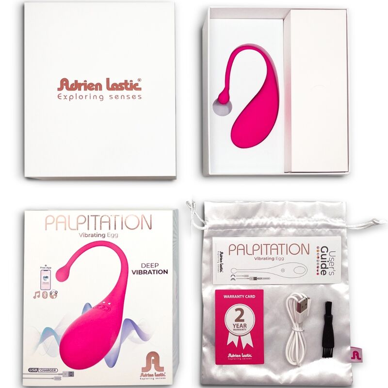 Adrien Lastic - Ovo Vibrante Palpitação Rosa - Aplicativo Gratuito