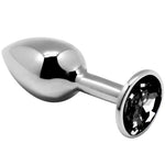 Alive - Mini Plug Prazer Anal Metal Preto Tamanho L