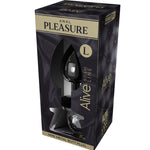 Alive - Mini Plug Prazer Anal Metal Preto Tamanho L