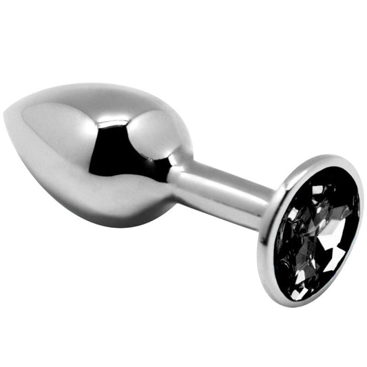 Alive - Mini Plug Prazer Anal Metal Preto Tamanho S