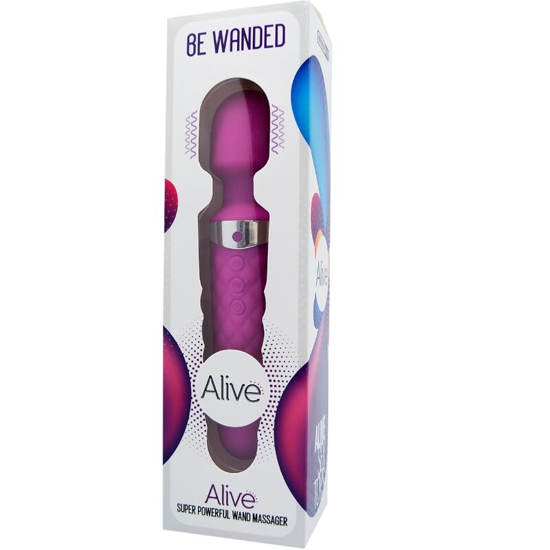 Alive - Be Wanded Vibrador Massager Roxo