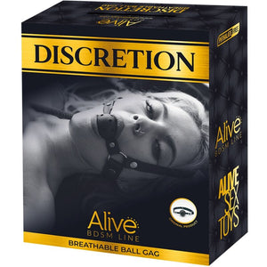 Alive - Discretion Gag Respirável Preto