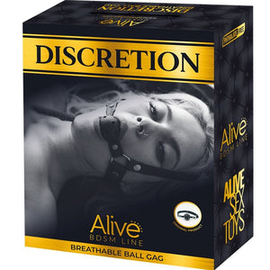 Alive - Discretion Gag Respirável Vermelho