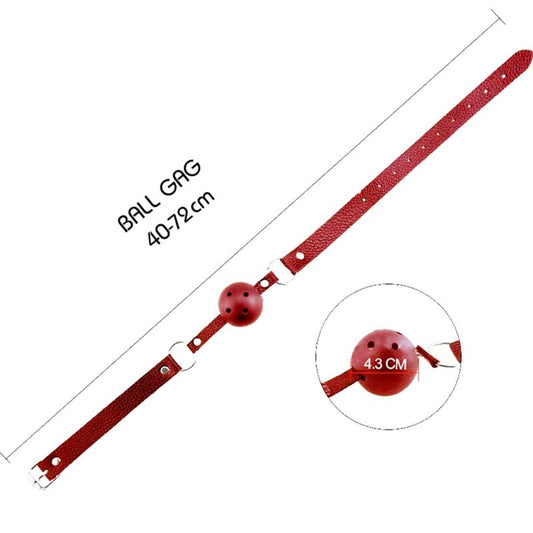 Alive - Discretion Gag Respirável Vermelho