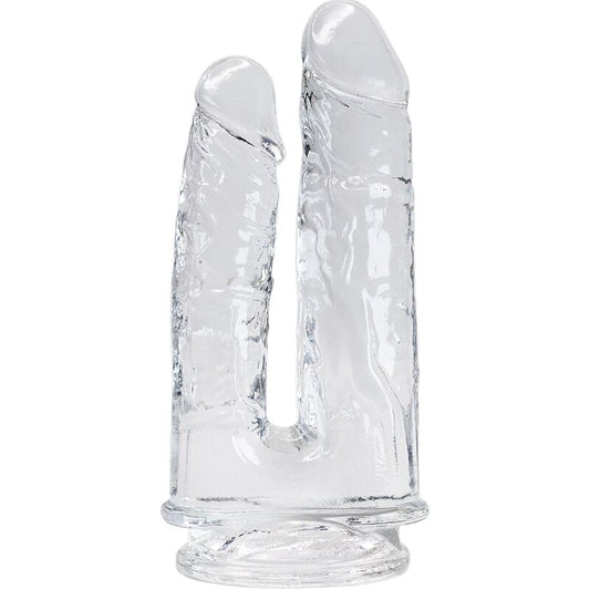 Alive - Imperium Duplo Pénis Realista Transparente 12/14 cm