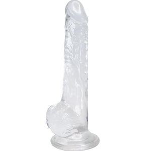 Alive - Lusty Realistic Pênis Transparente 18 cm