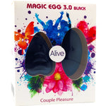 Alive - Magic Egg 3.0 Vibrando Ovo Controle Remoto Preto