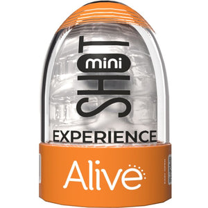 Alive - Shot Experience Mini Masturbador Transparente