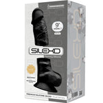 Silexd - Modelo 1 Pênis Realístico Premium Silexpan Silicone Preto 23 cm