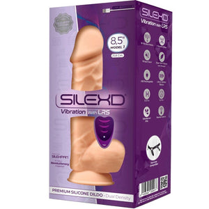 Silexd - Modelo 1 Vibrador de Pênis Realístico Silicone Premium Silexpan Controle Remoto 21.8 cm