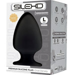 Silexd - Modelo 1 Plug Anal Premium Silexpan Silicone Premium Termoreativo Tamanho L