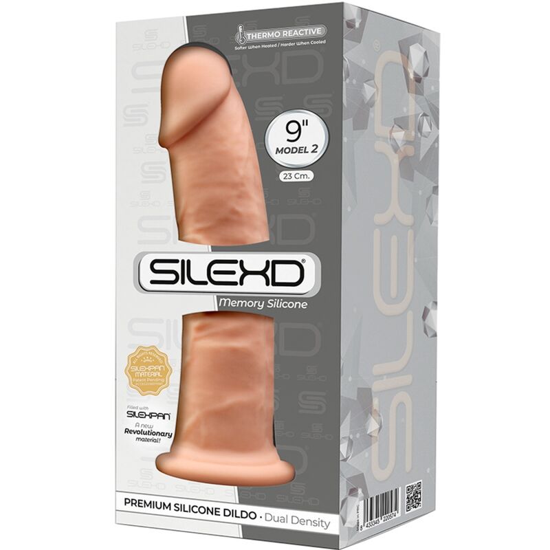 Silexd - Modelo 2 Pênis Realístico Premium Silexpan Silicone 23 cm