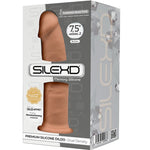 Silexd - Modelo 2 Pênis Realístico Premium Silexpan Silicone Caramelo 19 cm