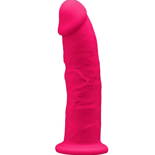Silexd - Modelo 2 Pênis Realístico Premium Silexpan Silicone Fúcsia 15 cm
