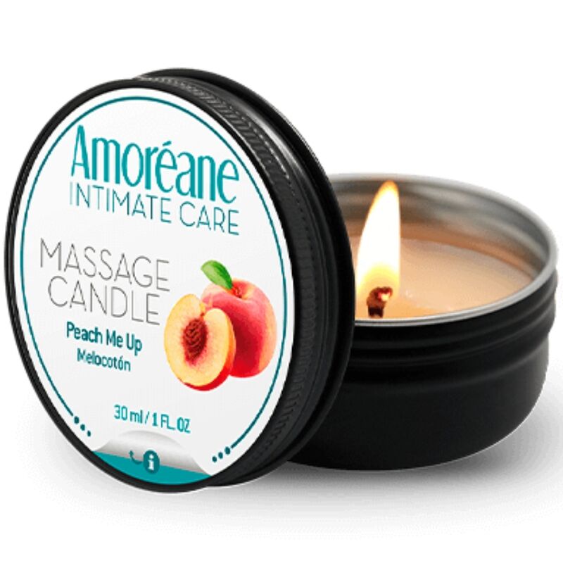Amoreane - Vela de Massagem Pêssego 30 ml