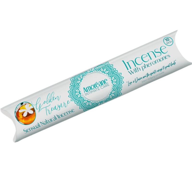 Amoreane - Incenso Tesouro Dourado com Feromonas Aroma de Jasmim
