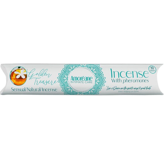 Amoreane - Incenso Tesouro Dourado com Feromonas Aroma de Jasmim