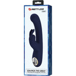 Pretty Love Vibrador de Coelho Lamar e Ponto G Azul