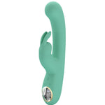 Pretty Love Vibrador de Coelho Lamar e Ponto G Verde