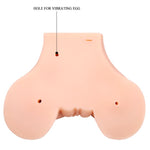 Crazy Bull Vagina e Nus Com Malha Realística Com Vibrao