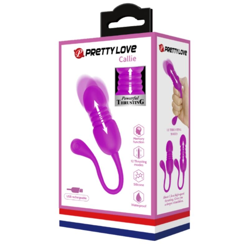 Pretty Love Ovo Vibratório Recarregvel Callie Roxo