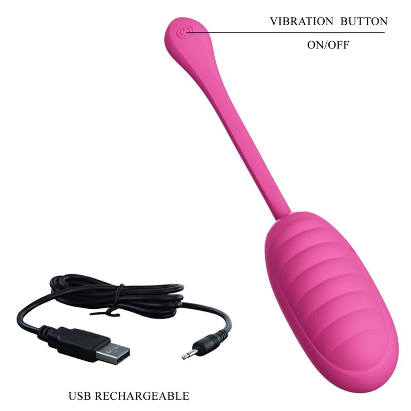 Pretty Love Huevo Vibrador Recargable Catalina Rosa