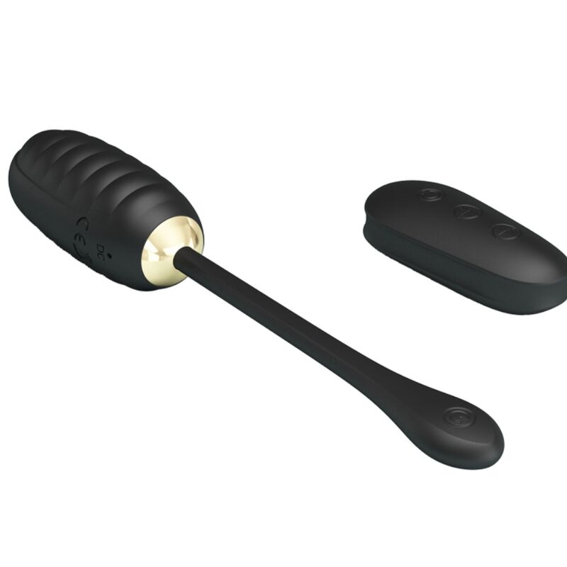 Pretty Love Doreen Lujo Recargable Vibrador Huevo Negro Control Remoto