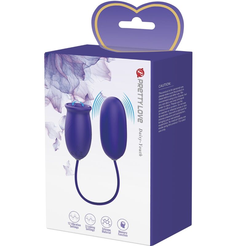 Pretty Love Estimulador Vibrador Recargable Daisy Youth Violet