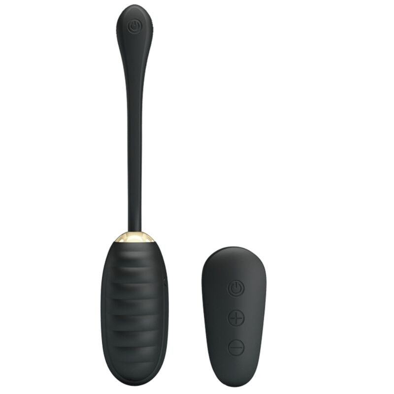 Pretty Love Doreen Lujo Recargable Vibrador Huevo Negro Control Remoto