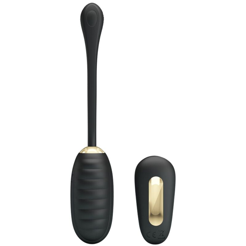 Pretty Love Doreen Lujo Recargable Vibrador Huevo Negro Control Remoto