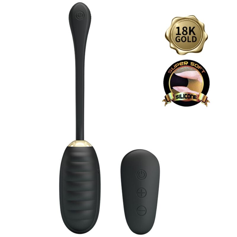 Pretty Love Doreen Lujo Recargable Vibrador Huevo Negro Control Remoto