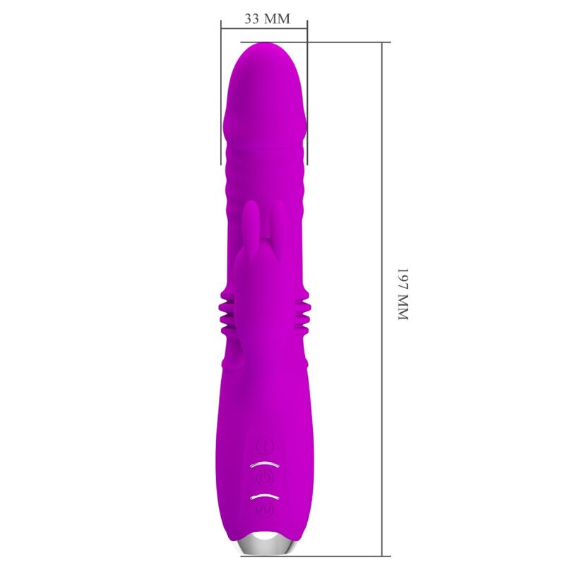 Vibrador Recargable Pretty Love Conejo Dorothy Morado