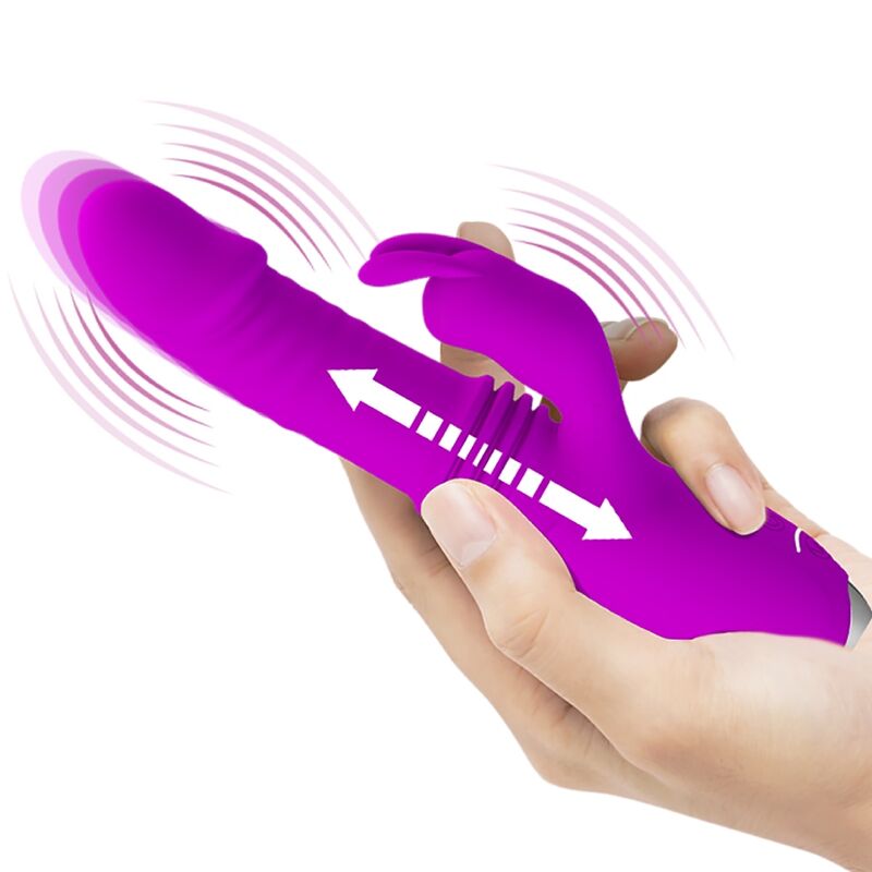 Vibrador Recargable Pretty Love Conejo Dorothy Morado