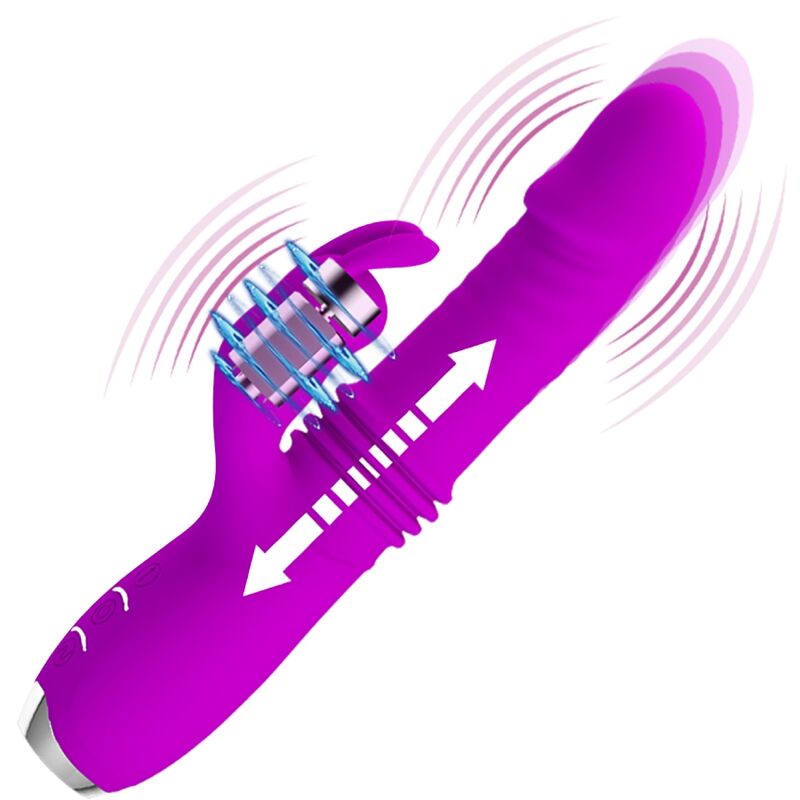 Vibrador Recargable Pretty Love Conejo Dorothy Morado